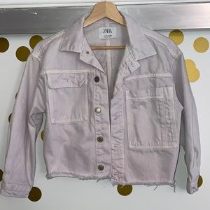 Zara Kids Lavender Denim Jacket